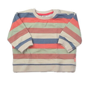 Mon Coeur Boys Stripe Long Sleeve Shirt size: 2T